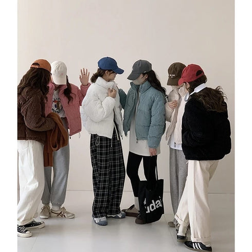 Corduroy Puffer Jacket